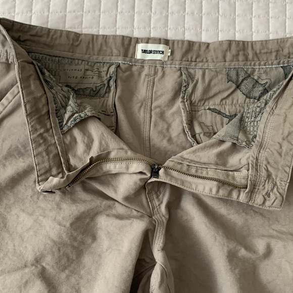 Taylor Stitch Waist Size 38 Cotton Linen Blend Shorts - Picture 3 of 7